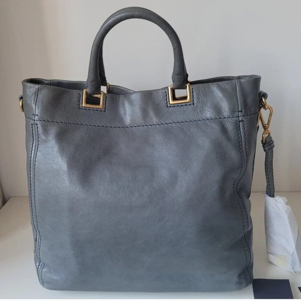 PRADA Glace Calf Convertible Tote / Satchel - Picture 6 of 12